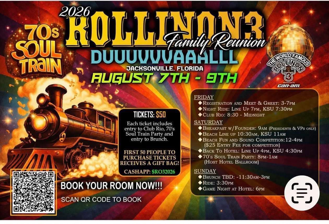 2026 RollinOn3 Family Reunion — 70’s Soul Train